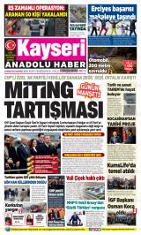 KAYSERİ ANADOLU HABER
