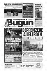 KAHRAMANMARAŞ'TA BUGÜN