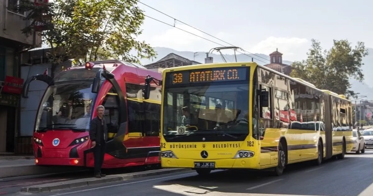Bursa’da 19 Mayıs’ta ulaşım ücretsiz