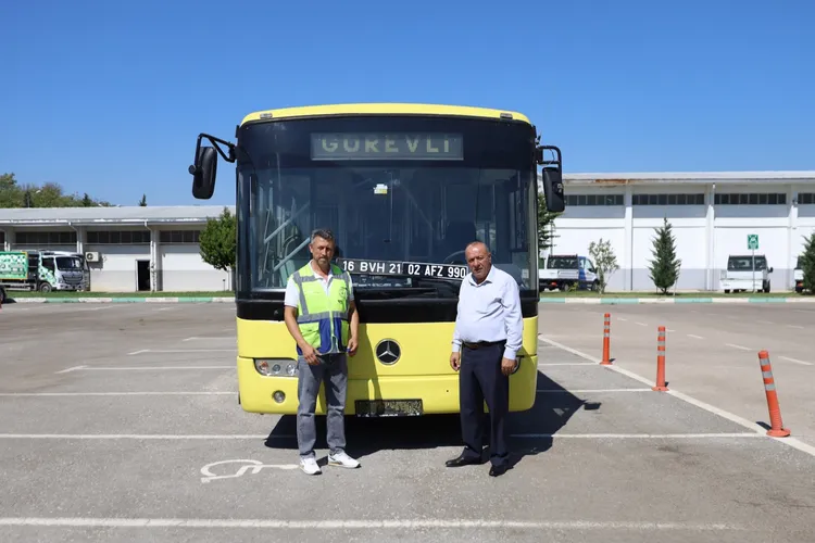 Bursa’dan Adıyaman’a hizmet aracı hibesi