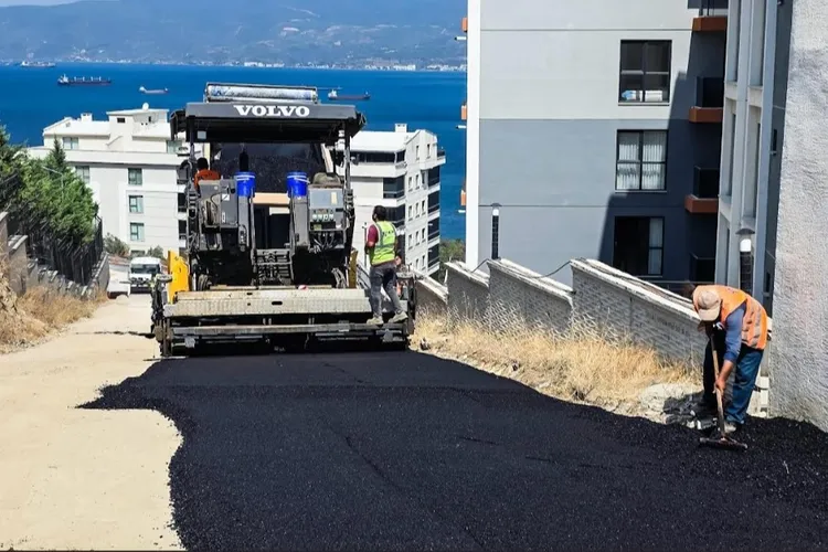 Hisar Mahallesi’nde Asfalt Çalışması