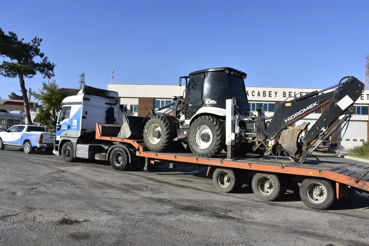 Karacabey, Çanakkale orman yangınına destek için ekip gönderdi