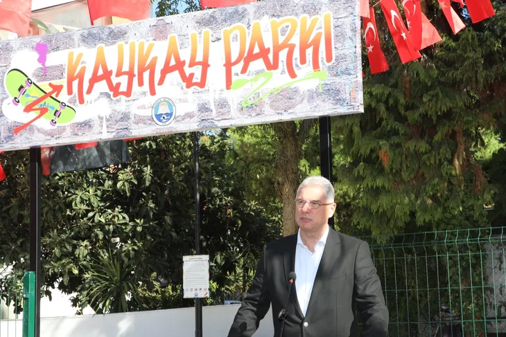 Mudanya’nın ilk kaykay parkı hizmete açıldı