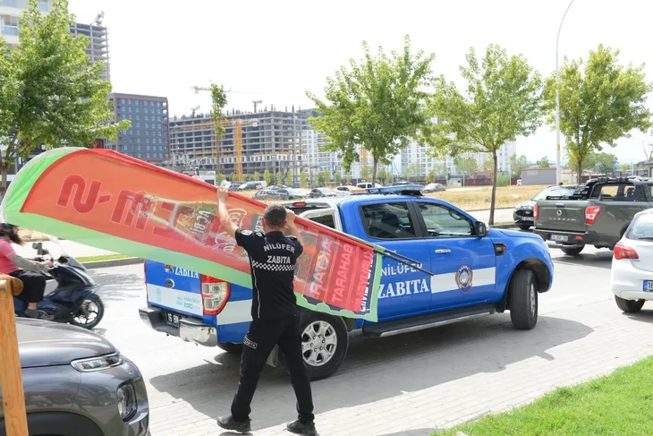 Nilüfer’de kaldırım işgallerine karşı kapsamlı denetim