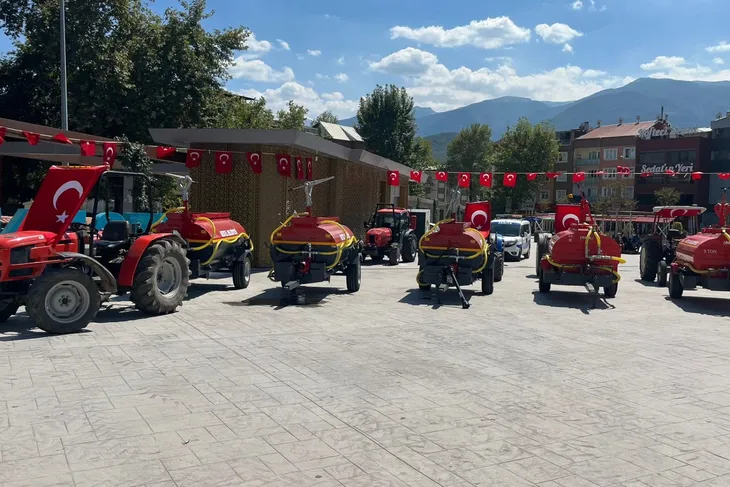 Orman köylerine, itfaiye teçhizatlı su tankerlerine kavuştu