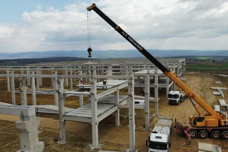 Yenişehir tarihinin en büyük yatırımları hızla büyüyor