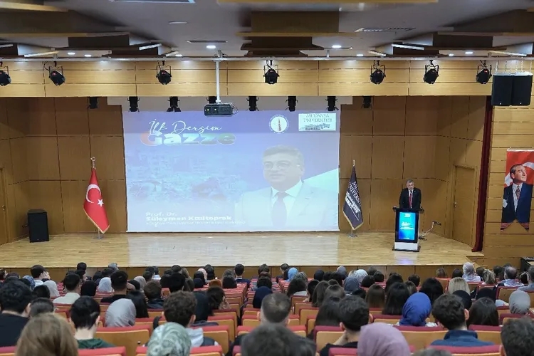 Mudanya Üniversitesi’nden anlamlı açılış: İlk dersim Gazze