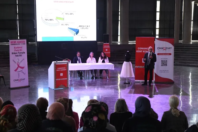 Osmangazi’de onkoloji farkındalığı için anlamlı buluşma