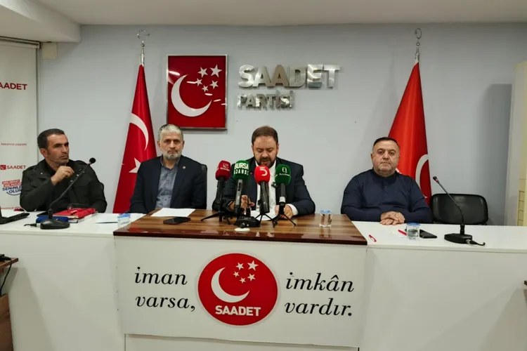 Saadet Partisi Bursa il Başkanlığı’ndan ‘su krizi’ açıklaması