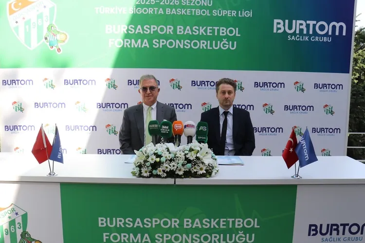 Bursaspor Basketbol’a BURTOM desteği: Forma göğüs sponsoru oldu