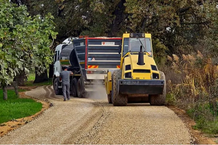 Gemlik’te yol çalışmaları tamamlandı