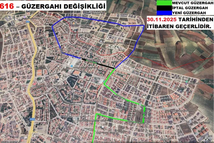 İnegöl’de halk otobüsü hatlarında düzenleme yapıldı