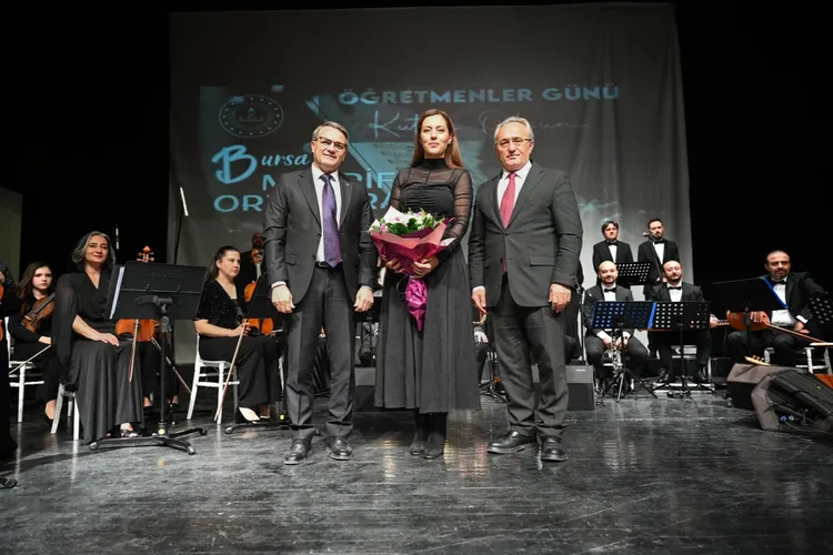 Öğretmenin sesi Bursa’da yankılandı