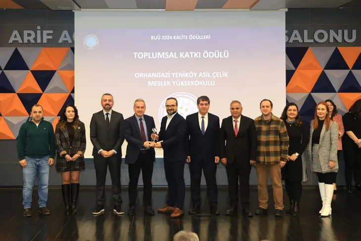 BUÜ’de 2024 yılı kalite ödülleri sahiplerini buldu