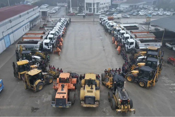 İnegöl’de kış hazırlıkları tamamlandı