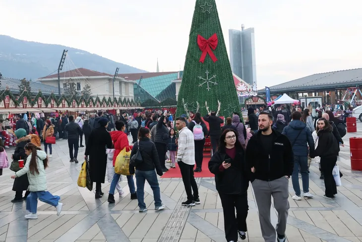 Osmangazi’de yeni yıl heyecanı meydanı sardı