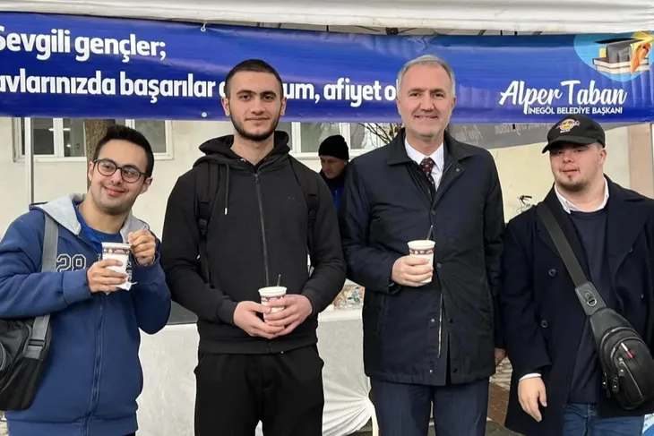 İnegöl’den öğrencilere ücretsiz çorba ikramı