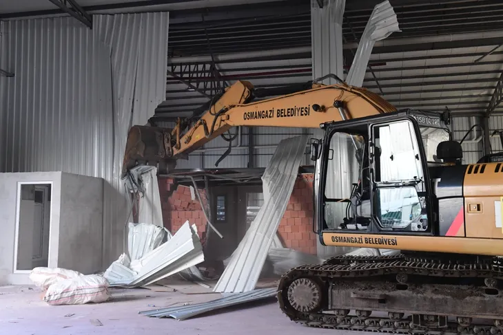 Osmangazi’de kaçak yapılara geçit yok